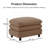 Vitoria Curved Ottoman Teddy Fabric -Camel-1056840362