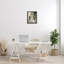 «Green & Tan Brush Strokes», art mural sur toile flottante noire par Patricia Pinto-1005347136-1005347139