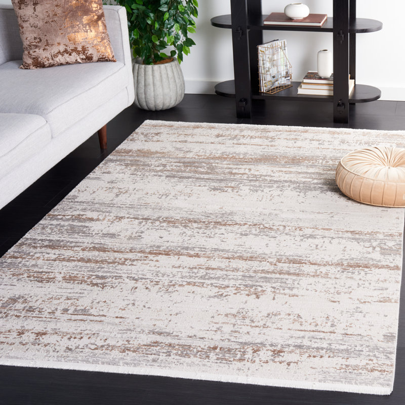 Tapis abstrait Aneyda Performance, Rectangle 5 pi 3 po x 7 pi 6 po