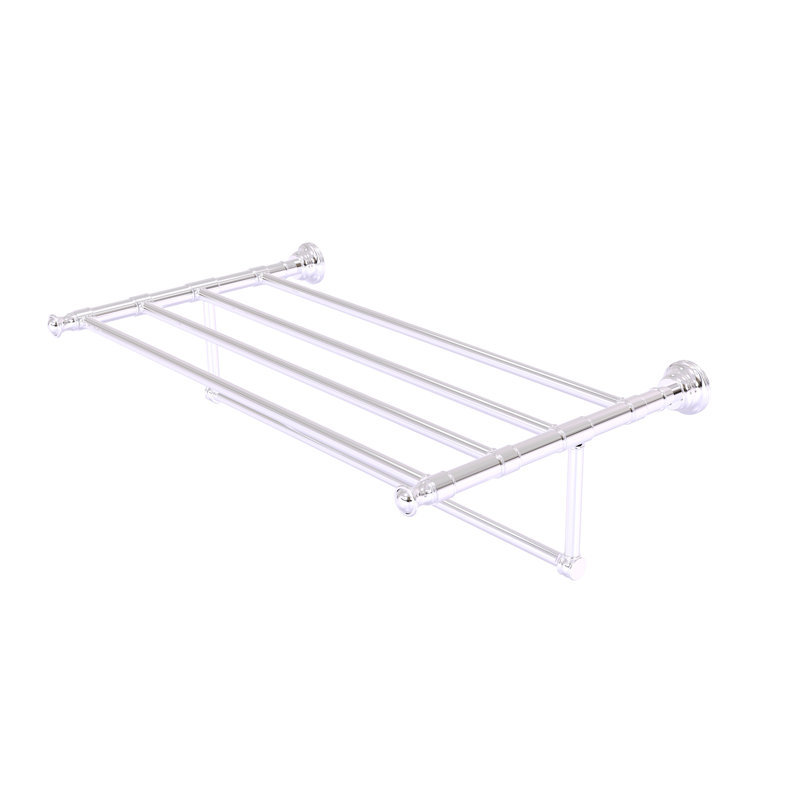 Porte-serviettes mural Freyja, Chrome poli, P 13,7 po x l 26 po x P 6,5 po