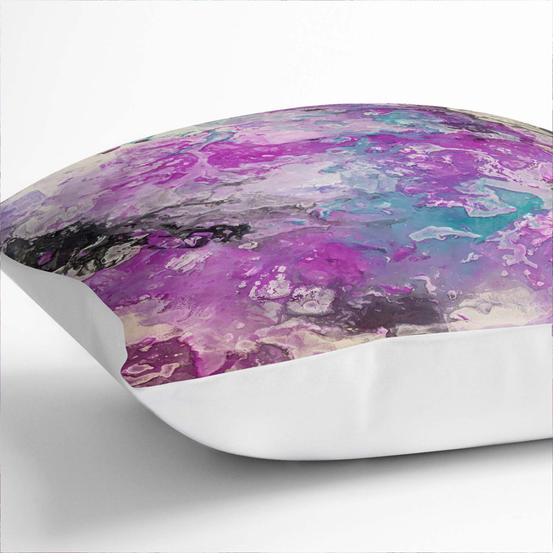 Square Throw Cushion, 55cm H x 55cm W x 20cm D, White