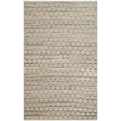 Ajdin Hand Woven 0.8 Jute 0.2 Cotton Geometric Rug