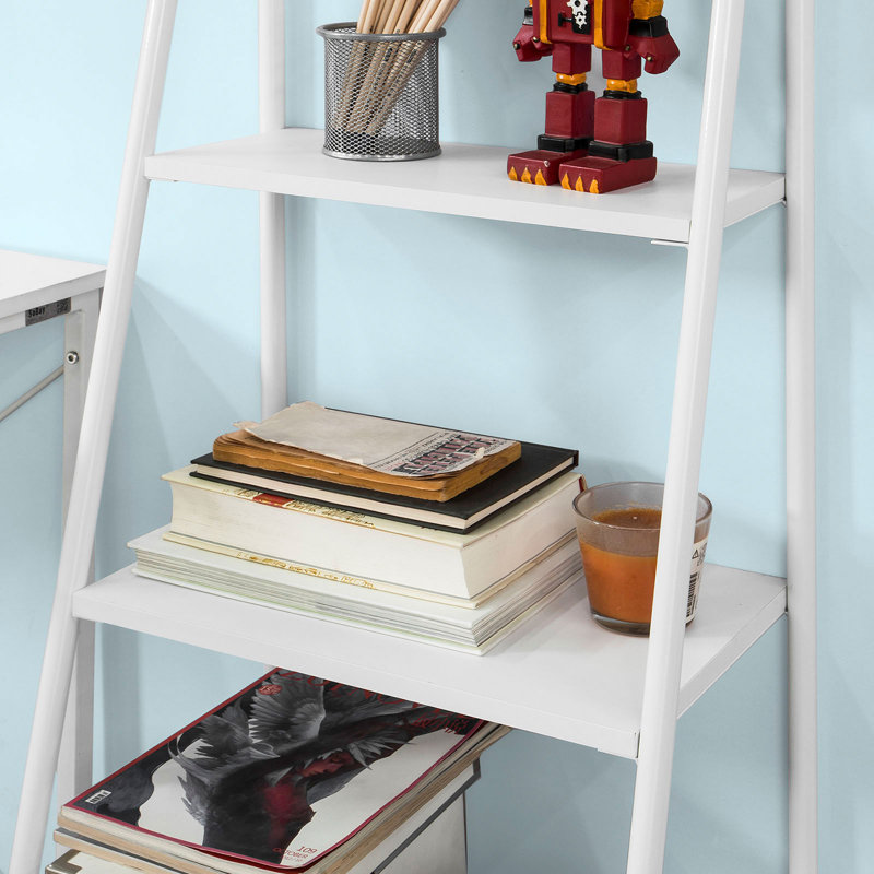 Carstens 115cm H x 44cm W Ladder Bookcase