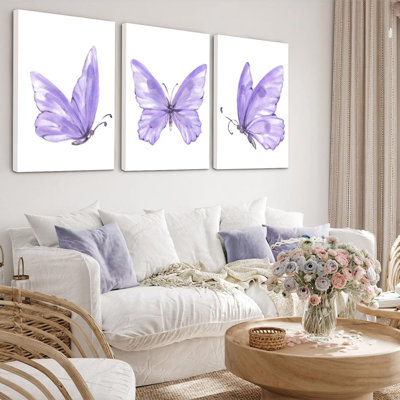3 Piece Wrapped Canvas Wall Art