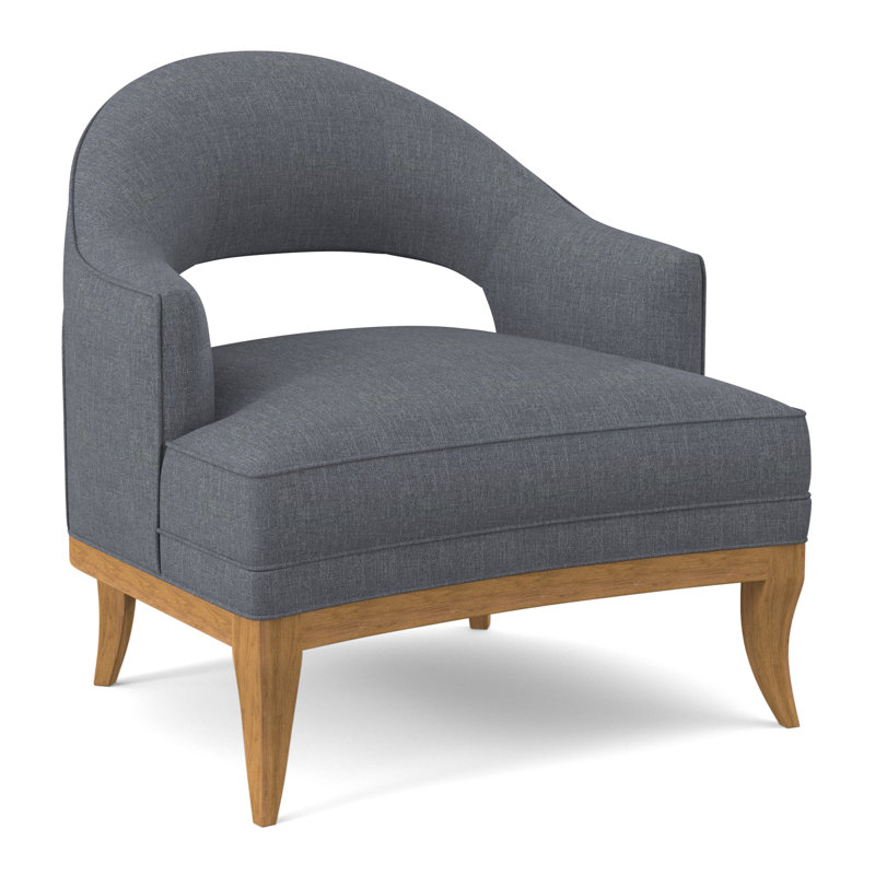 Fauteuil Mariposa, Ambre, 100% polyester Elise Harbor