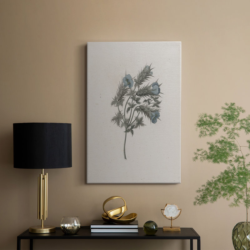 Imprimé floral rétro CCXI - galerie Cavas, H 12 po x l 8 po