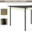 Kishmore 4m x 3m Aluminium Pergola