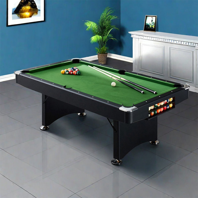 Table de billard, Vert, H 31,5 po x L 96 po x l 54 po