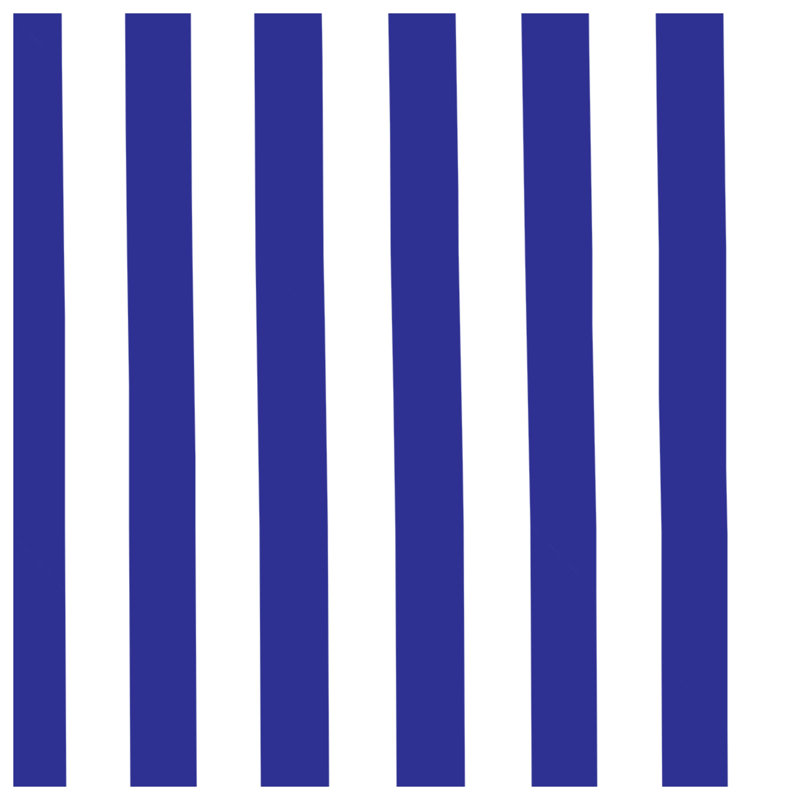 Blue White Stripes Blankets, 50in W x 60in H