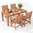 67” HDPE Outdoor Dining Table With Umbrella Hole-367096037