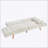 72.8" Adjustable Futon Sofa Bed, Sleeper Sofa with Recliner, Small Couch for Living Room and Bedroom, Beige-1398048029