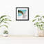 Cadre photo avec bordure fine et passe-partout - Verre incassable pour suspendre et poser une table-1957834713-1957834703