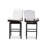 Swivel Upholstered Faux Leather Counter Stool with Solid Wood Frame-1662429965