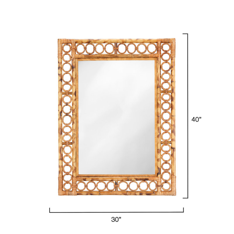 Marche Mirror in Natural Bamboo