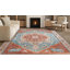 Tapis oriental turquoise / rouille Pashen-1189874505