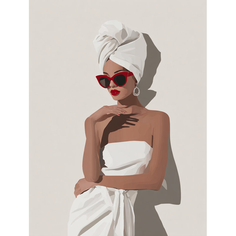 Timeless Glam Wrapped Canvas Wall Art, 48" H x 36" W