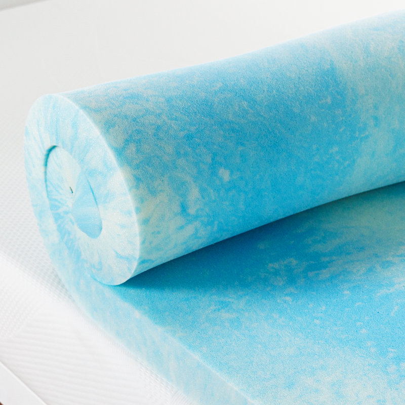 Schererville Alwyn Home Gel Memory Foam No Mattress Topper, Full / Double, 2"