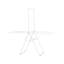 Brabantia Hangon 25 m Folding Drying Rack with Rod-58887711