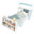 Kids Car Bed with Storage Shelves, Platform Bed with Cute Car Design and Safety Sides, No Box Spring Needed-1223201107