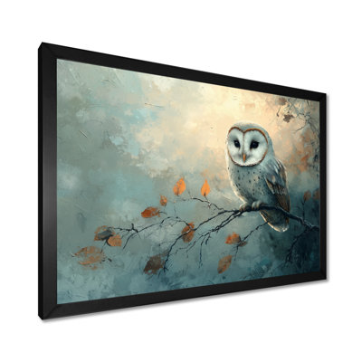 Gentle Owl At Night - owl Wall Art