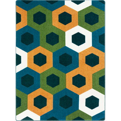 Kid Essentials Hexed Area Rug