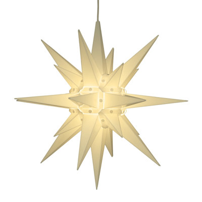18" H LED Lighted Moravian Star