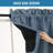 100% Blackout Curtain Valances for Kitchen Windows/Bathroom/Living Room/Bedroom Thermal Insulated Rod Pocket Valances for Windows, 4 Pack, 52" x 18"-147959201