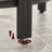 Glass End Table,Black Side Table For Bedroom,living Room, Balcony