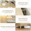Commode 3 tiroirs avec prise de courant et lumière DEL RVB - Commode moderne avec station de charge pour chambre à coucher, salon, placard-422034549