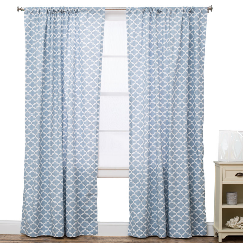 Semi Sheer Curtain, 50" W x 96" L