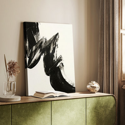 Black Expression II -Custom Wrapped Gallery Cavas