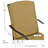 BAYFIELD FIREPIT 89cm Table with 4 ASCOT DELUXE Chairs Garden Set