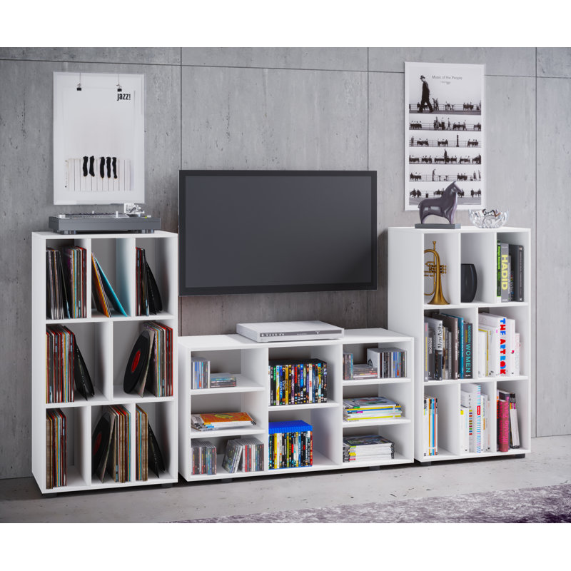 Urgeon 114cm H x 60cm W Cube Bookcase, White