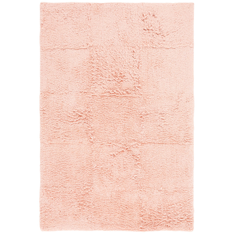 Deondrae Handtufted Recycled Cotton Machine Washable Solid Color Rug, Rectangle 8' x 10'