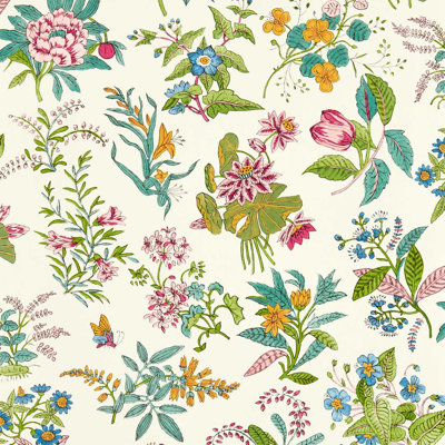 Harlequin x Sophie Robinson Woodland Floral 10.05m x 68.6cm Wallpaper Roll