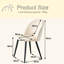 48cm H Upholstered Metal Side Chair-356812072