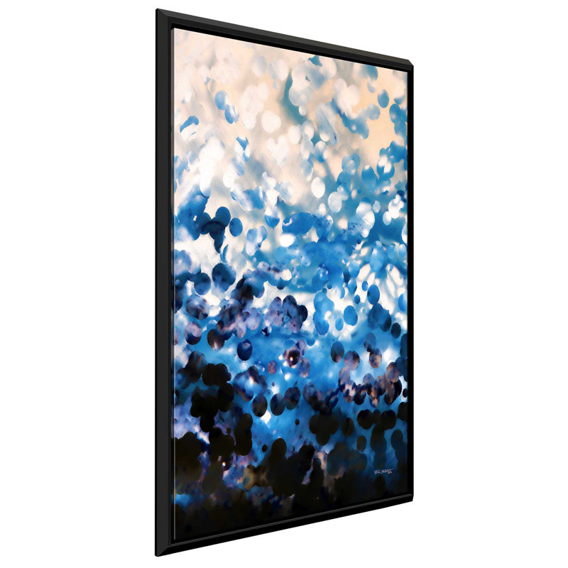 Luke 8:50 Be Made Whole par Mark Lawrence - reproduction, H 43,5 po x l 27,5 po x P 2 po, Cadre flottant noir