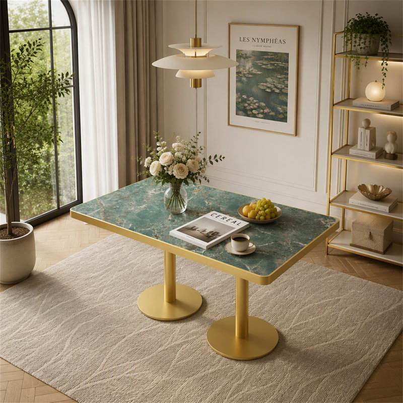 Table de salle à manger 47,24 "Tulip, Vert