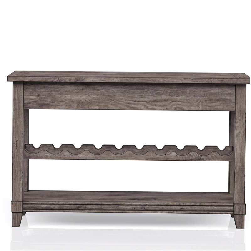 Console avec rangement pour bouteilles de vin et tiroirs de rangement