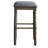 Arnhem Wood Upholstered Bar Stools, Set Of 2, Grey