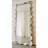 Deniz 35 in. x 79 in. Natural Stone Scallop Framed Mirror