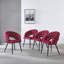 Chaise d'appoint deux pièces avec pieds en métal pour le salon, chaise d'appoint pour l'intérieur-1472514730