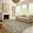 Machine Washable Indoor/Outdoor Chantille ACN2587 Floral Rug-829140954-829140948
