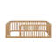 Structure de lit double Montessori avec clôture, conception sans lattes pour le jeu créatif, espace de bricolage, barrière de sécurité en bois massif-684423554