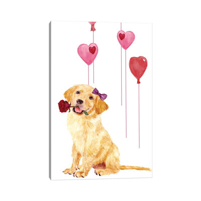 " Puppy Valentine Collection B " by Melissa Wang Painting Print