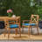 Outdoor Wood Dining Chairs,Club Armchair-106661500