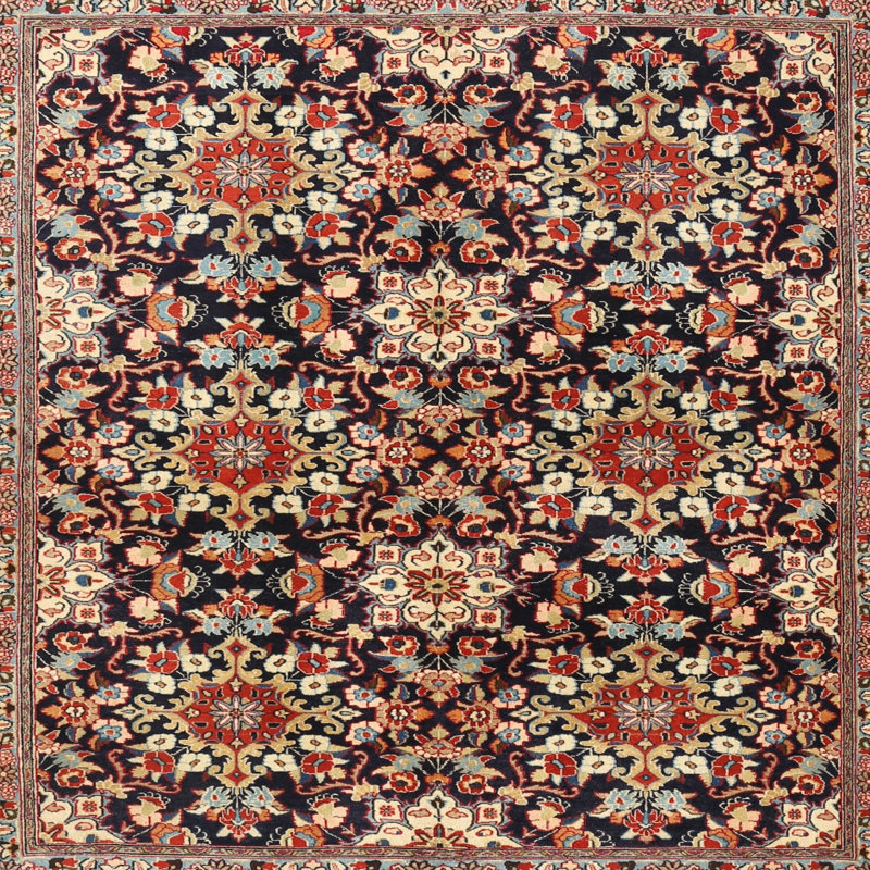Addi Oriental Indoor Rug, Square 5'