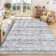 Oriental Machine Washable Rug for Living Room Dining Room Easy-Cleaning Floor Carpet with Rubber Backing for Bedroom Office Nursery Playroom