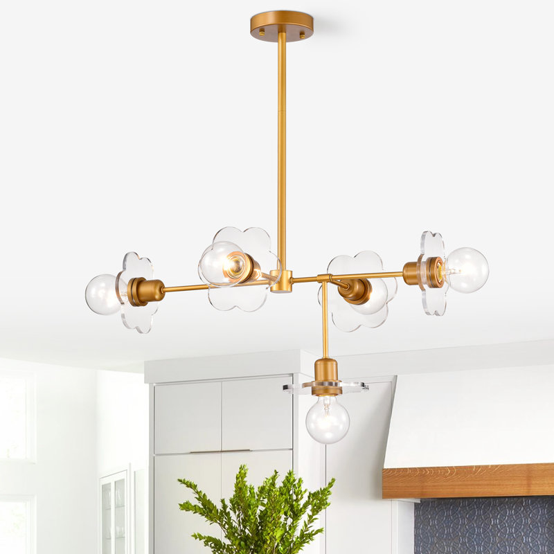 5 - Light Sputnik Modern Linear Chandelier