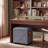 15.5" Rectangle Linen Storage Ottoman Bench-1359758293
